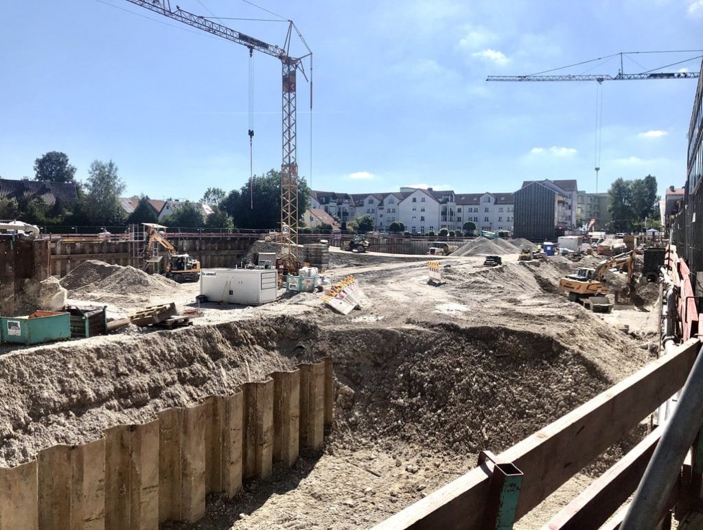 Stadtzentrum Geretsried – der 2. Bauabschnitt wurde gestartet