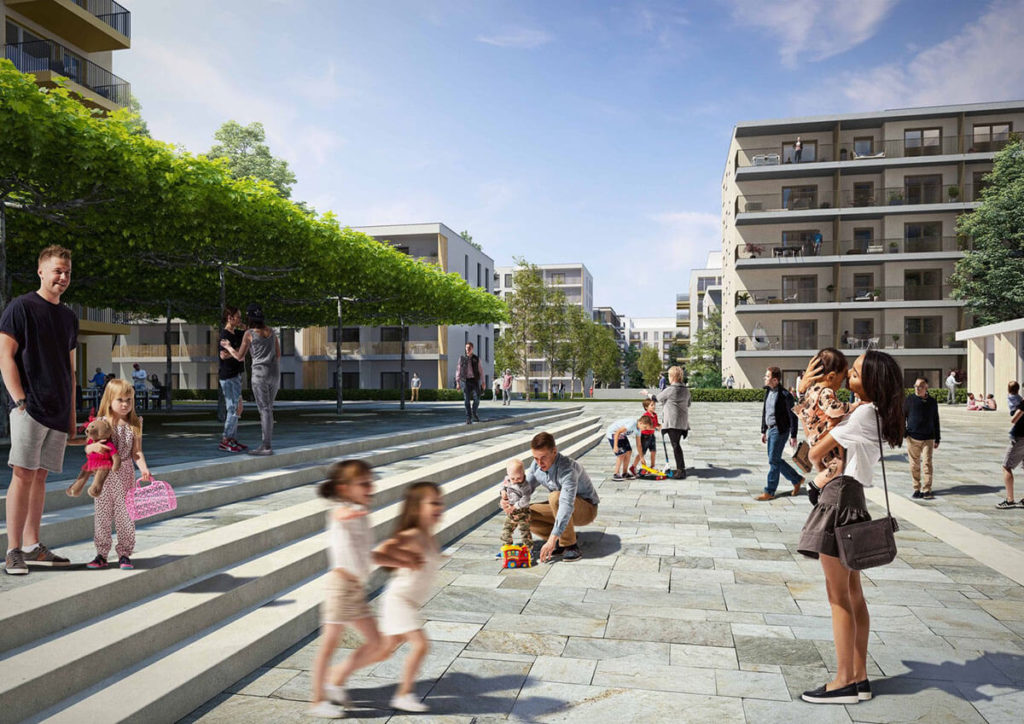 Wohnungsquartier, Banaterstraße, Geretsried